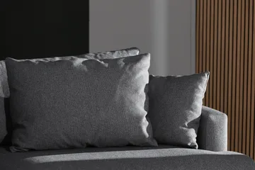 Menard 4-personers Dyb Stofsofa - Mørkegrå - Møbler - Sofaer - 4 personers sofa