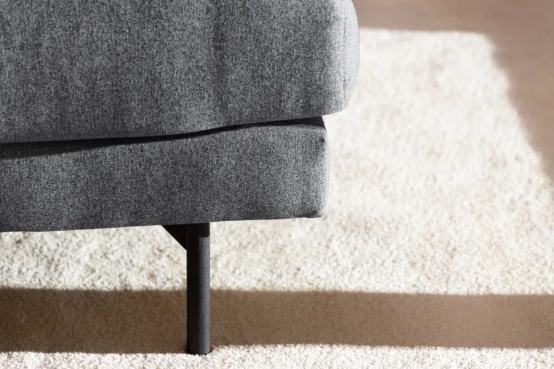 Menard 4-personers Dyb Stofsofa - Mørkegrå - Møbler - Sofaer - 4 personers sofa