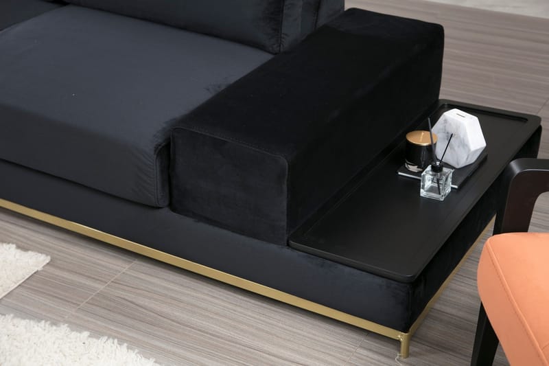 Mezonzo 4-Pers. Sofa - Sort - Møbler - Sofaer - 4 personers sofa