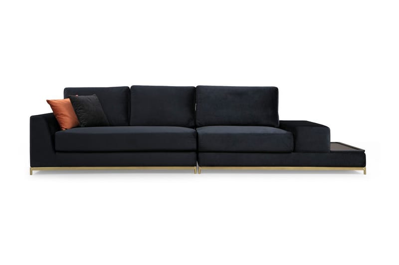 Mezonzo 4-Pers. Sofa, Sort