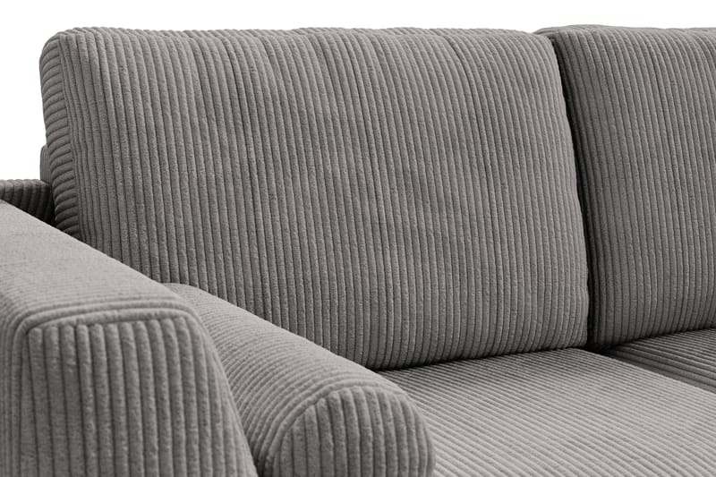 Ocean Lyx 4-personers Sofa - Mørkegrå/Sort - 4 personers sofa