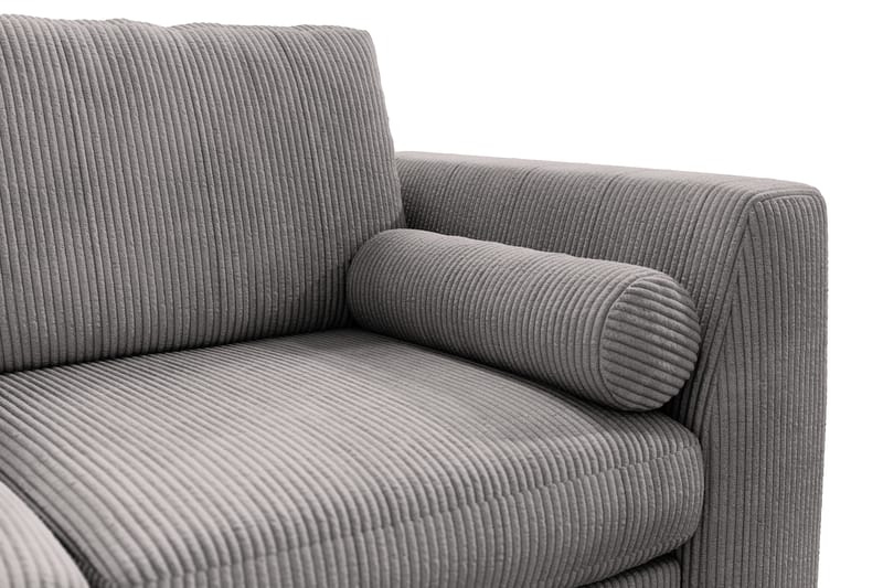 Ocean Lyx 4-personers Manchestersofa - Mørkegrå - Møbler - Sofaer - 4 personers sofa