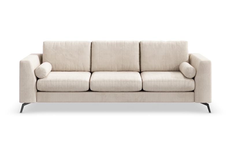 Ocean Lyx 4-personers Sofa - Beige/Sort - 4 personers sofa