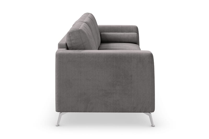 Ocean Lyx 4-personers Manchestersofa - Mørkegrå - Møbler - Sofaer - 4 personers sofa