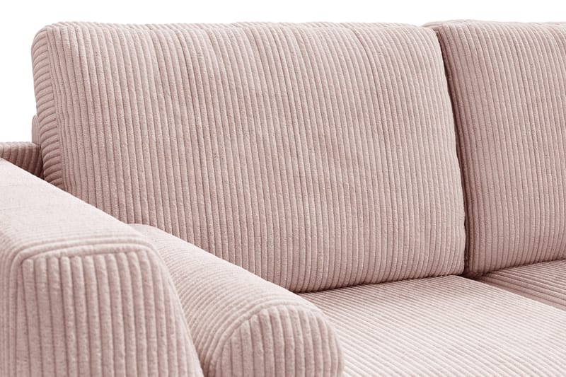 Ocean Lyx 4-personers Manchestersofa - Rosa - Møbler - Sofaer - 4 personers sofa