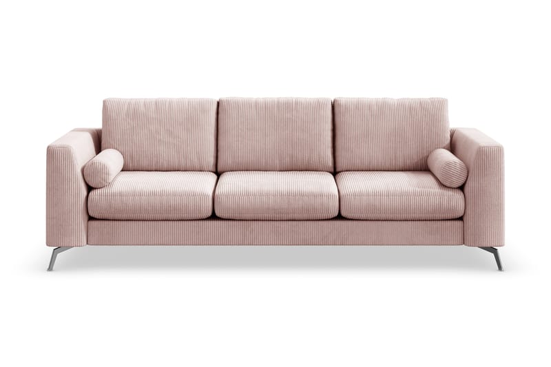 Ocean Lyx 4-personers Manchestersofa - Rosa - Møbler - Sofaer - 4 personers sofa