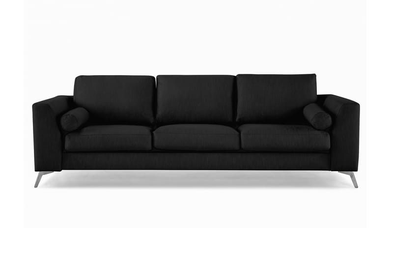 Ocean Lyx 4-pers Sofa - Sort - Møbler - Sofaer - 4 personers sofa