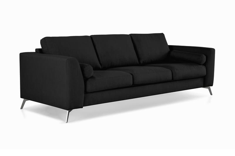 Ocean Lyx 4-personers Stofsofa - Sort - Møbler - Sofaer - 4 personers sofa