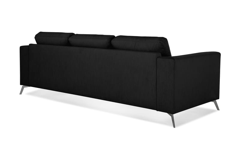 Ocean Lyx 4-personers Stofsofa - Sort - Møbler - Sofaer - 4 personers sofa
