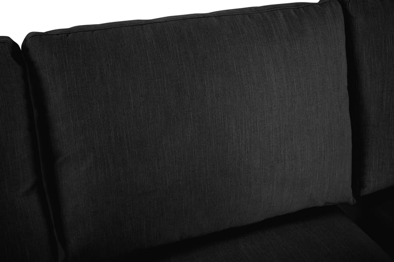 Ocean Lyx 4-personers Stofsofa - Sort - Møbler - Sofaer - 4 personers sofa