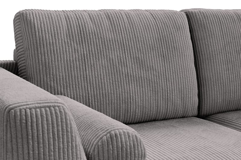 Ocean Lyx 4-personers Manchestersofa - Mørkegrå - Møbler - Sofaer - 4 personers sofa