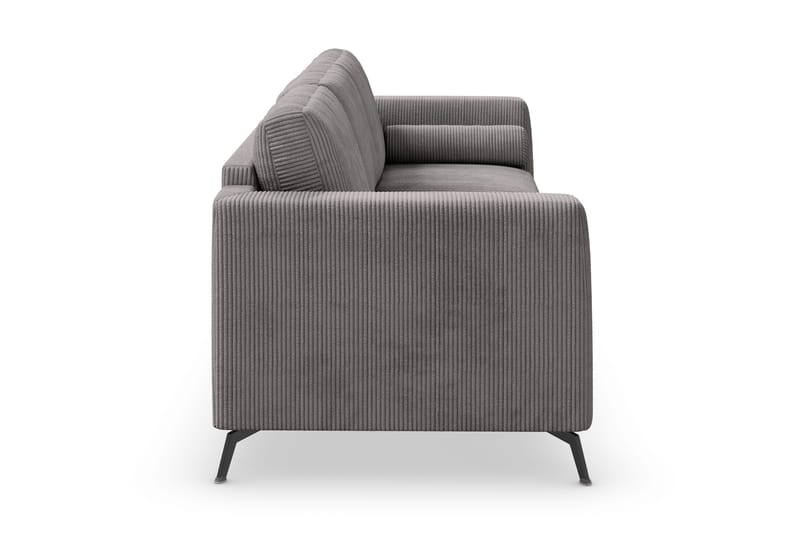 Ocean Lyx 4-personers Manchestersofa - Mørkegrå - Møbler - Sofaer - 4 personers sofa