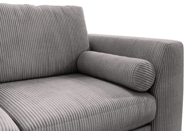Ocean Lyx 4-personers Manchestersofa - Mørkegrå - Møbler - Sofaer - 4 personers sofa