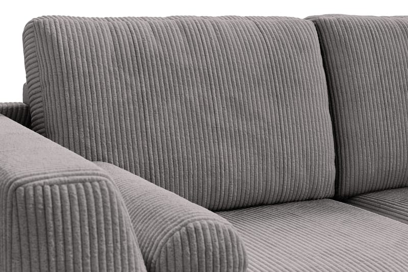 Ocean Lyx 4-personers Manchestersofa - Mørkegrå - Møbler - Sofaer - 4 personers sofa