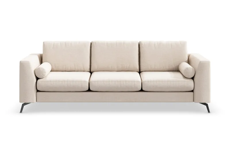 Ocean Lyx 4-personers Stofsofa - Beige - Møbler - Sofaer - 4 personers sofa
