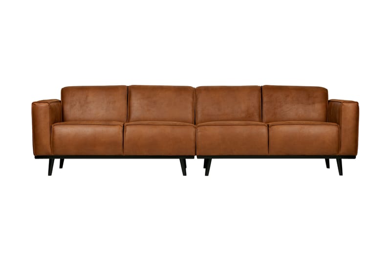 Statement 4-personers Sofa - Cognac - Møbler - Sofaer - 4 personers sofa