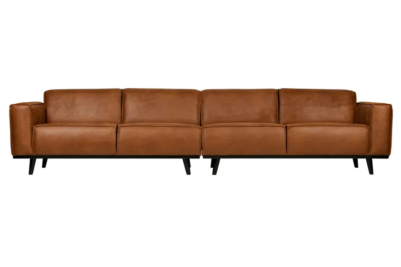 Statement 4-personers Sofa, Cognac