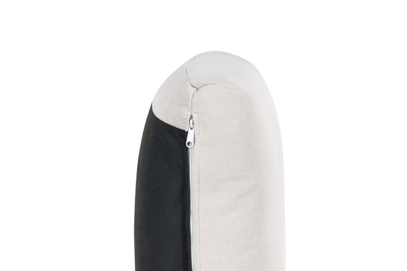 4-sits Hörnsoffa Beliani Unstad Beige/svart, Högervänd, Polyester Beige, Black - Møbler - Sofaer - Modulsofaer - Komplet modulsofa
