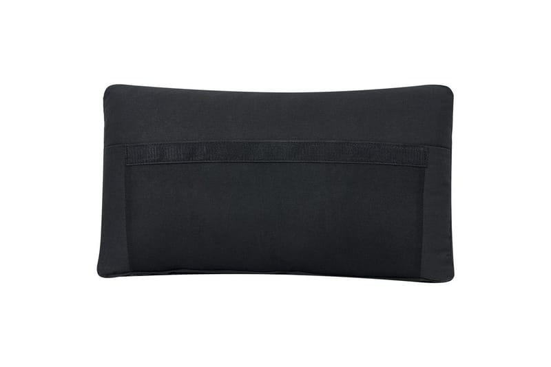 4-sits Hörnsoffa Beliani Unstad Beige/svart, Högervänd, Polyester Black - Møbler - Sofaer - Modulsofaer - Komplet modulsofa