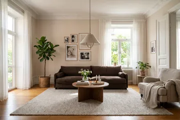 4-sits Soffa Scandinavian Choice Bluvel 48 - Møbler - Sofaer - Velour sofaer