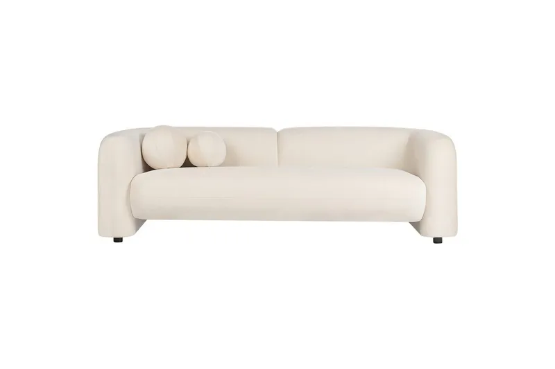 4-sits Soffgrupp Beliani Leiren Beige Offwhite - Møbler - Sofaer - Sofagrupper