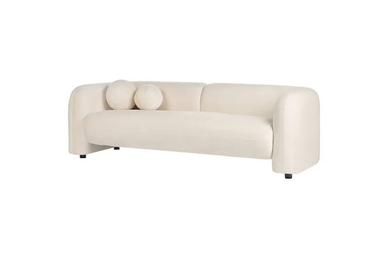 4-sits Soffgrupp Beliani Leiren Beige Offwhite - Møbler - Sofaer - Sofagrupper