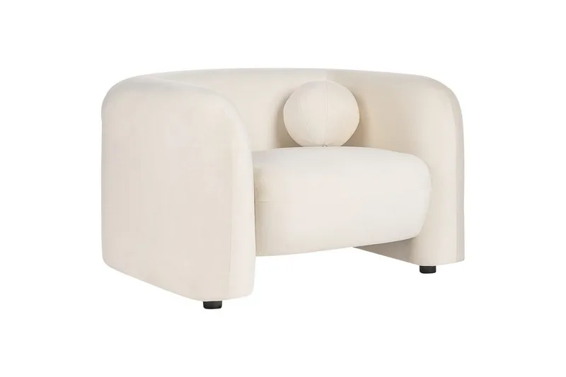 4-sits Soffgrupp Beliani Leiren Beige Offwhite - Møbler - Sofaer - Sofagrupper