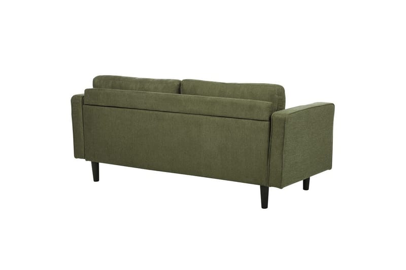 4-sits Soffgrupp Beliani Nurmo Beige/mörkt trä Green||Dark colored wood - Møbler - Sofaer - Sofagrupper