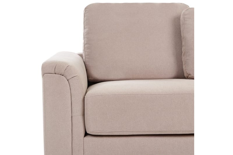 4-sitssoffa Beliani Kohlo Beige/svart, Högervänd NO_BRAND Taupe Right-faced - Beige - Møbler - Sofaer - Sofagrupper