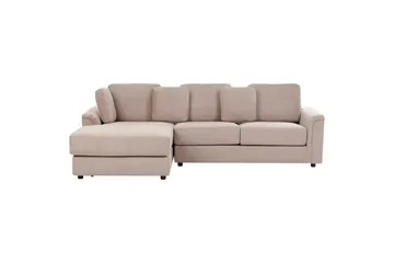 4-sitssoffa Beliani Kohlo Beige/svart, Högervänd Taupe||Black Left-faced - Møbler - Sofaer - Sofagrupper