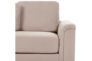 4-sitssoffa Beliani Kohlo Beige/svart, Högervänd Taupe||Black Left-faced - Møbler - Sofaer - Sofagrupper