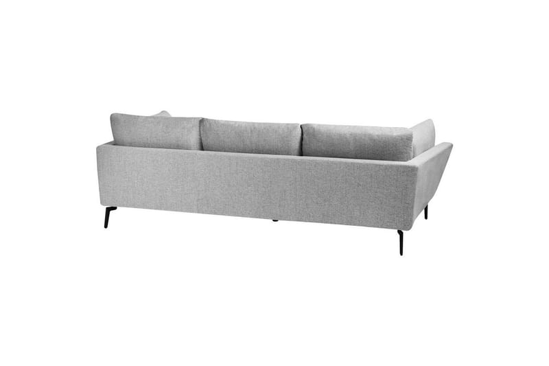 4-sitssoffa Beliani Nenola Beige, svart Grey||Black - Møbler - Sofaer - 4 personers sofa