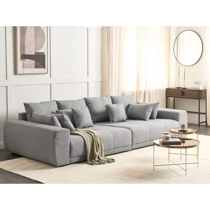 4-personers sofa Torpo - Grå, sort - Møbler - Sofaer - 4 personers sofa