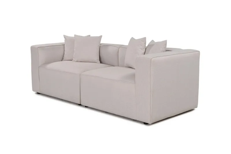 Abbas 2-personers Sofa - Ecru - Møbler - Sofaer - Modulsofaer - Komplet modulsofa