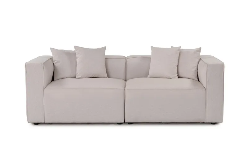 Abbas 2-personers Sofa - Ecru - Møbler - Sofaer - Modulsofaer - Komplet modulsofa