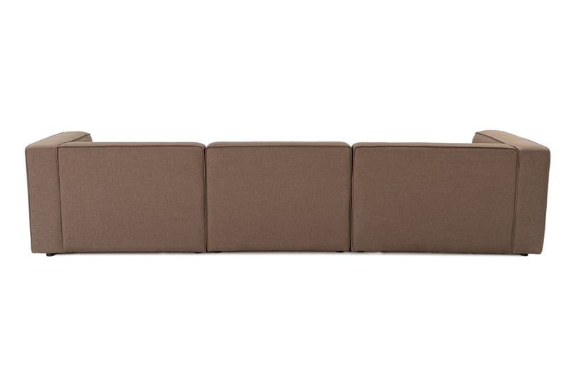 Abbas 4-personers Sofa med Chaiselong - Brun - Møbler - Sofaer - Sofa med chaiselong