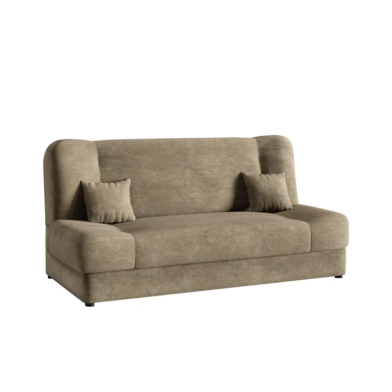 Abron 3-personers sovesofa med opbevaring, beige