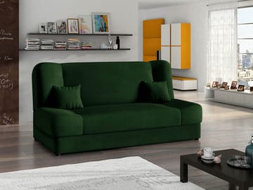 Abron 3-personers sovesofa med opbevaring - grøn - Møbler - Sofaer - Sovesofaer