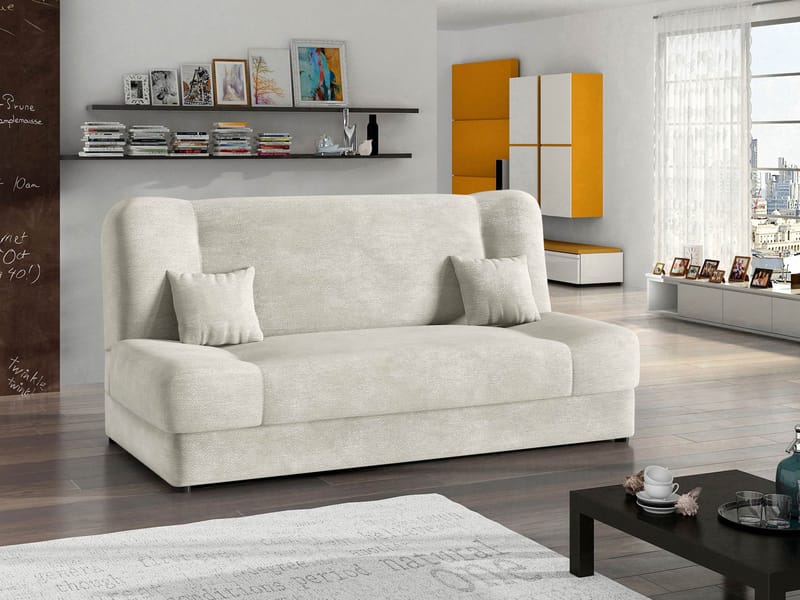 Abron 3-personers sovesofa med opbevaring - beige - Møbler - Sofaer - Sovesofaer