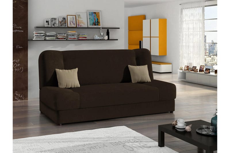 Abron Sofa 3-personers - Brun/Beige - Møbler - Sofaer - Sovesofaer