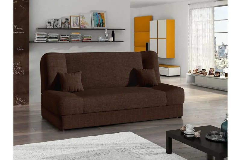 Abron Sofa 3-personers - Kobber/Brun - Møbler - Sofaer - Sovesofaer