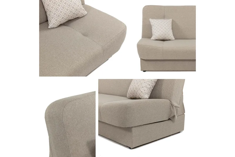 Abron Sofa 3-personers - Grå/Beige - Møbler - Sofaer - Sovesofaer