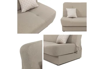 Abron Sofa 3-personers - Sort/Lys grå - Møbler - Sofaer - Sovesofaer