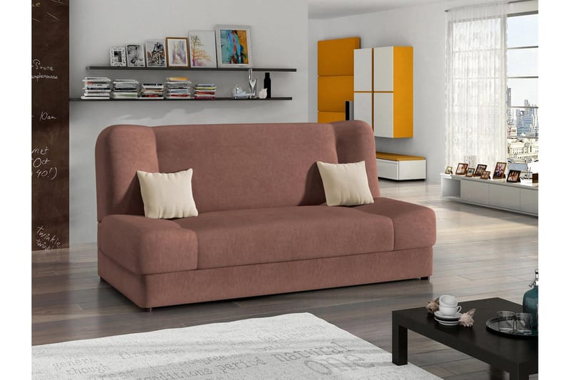 Abron Sofa 3-personers - Rosa - Møbler - Sofaer - Sovesofaer