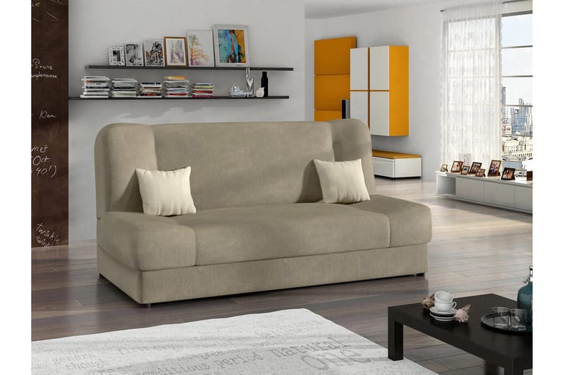 Abron Sofa 3-personers - Beige/Brun - Møbler - Sofaer - Sovesofaer