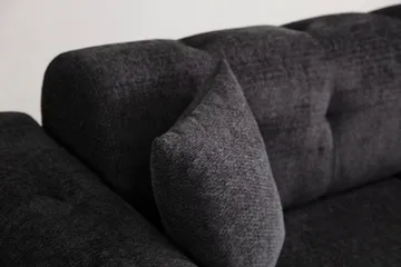Adelphe 4-personers Sovesofa - Sort - Møbler - Sofaer - Sovesofaer