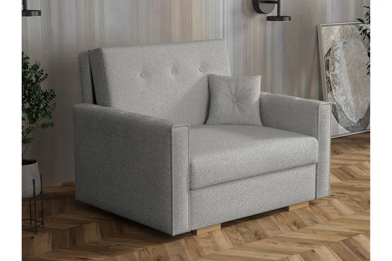 Ajiz Sovesofa 2-personers i Bouclé, Grå