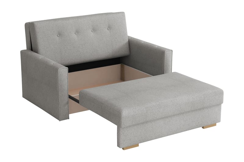 Ajiz Sovesofa 2-personers i Bouclé - Grøn - Møbler - Sofaer - Sovesofaer