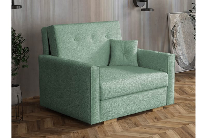 Ajiz Sovesofa 2-personers i Bouclé, Grøn