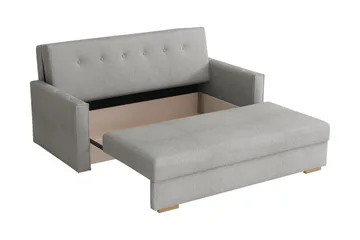Ajiz Sovesofa 3-personers i Bouclé - Hvid - Møbler - Sofaer - Sovesofaer